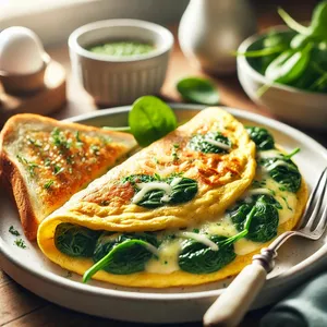Spinach and chesse