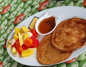 Pancakes with fruit
